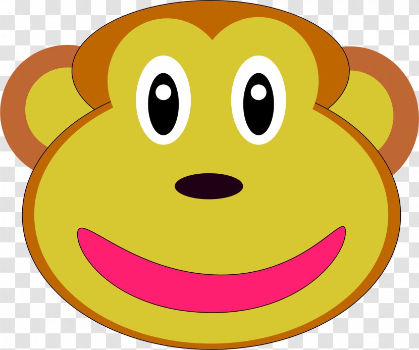 Chimpanzee Ape Smiley Clip Art - Monkey Transparent PNG