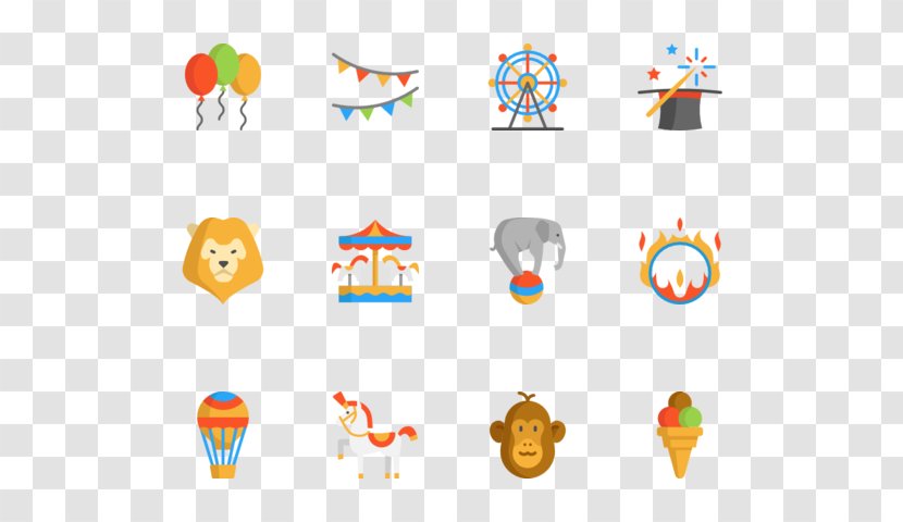 Emoticon Clip Art - Area - Free Circus Font Transparent PNG