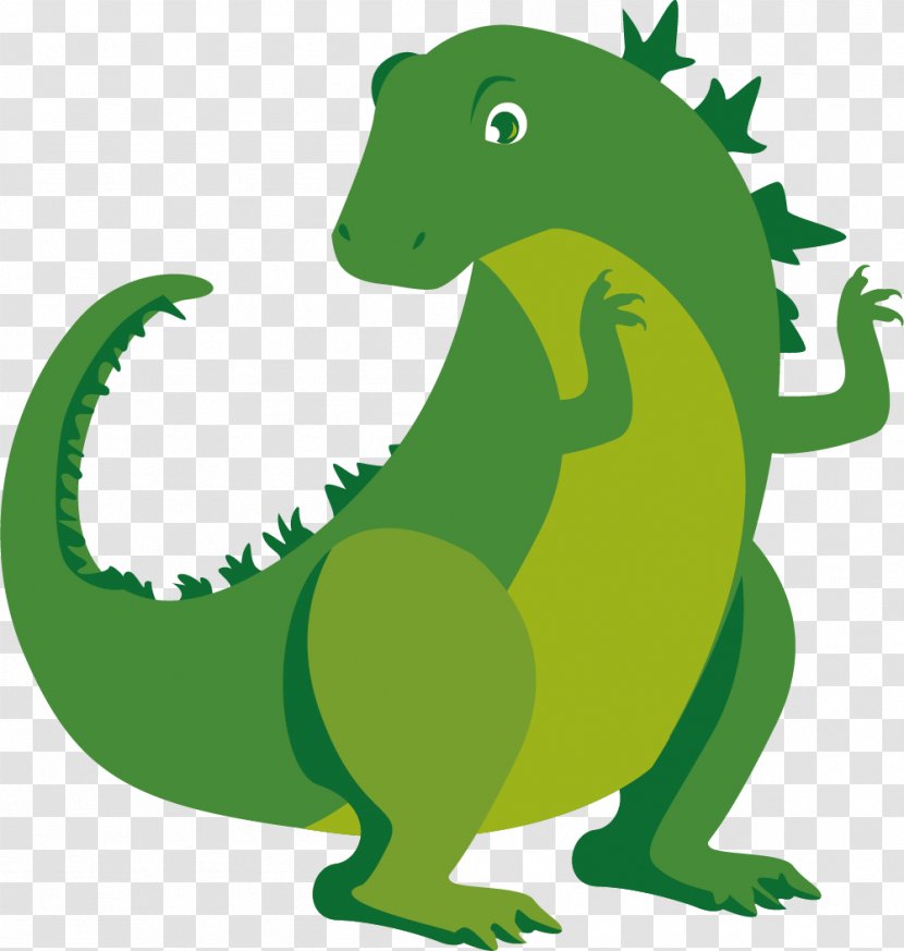 Dinosaur Godzilla Clip Art - Green Transparent PNG
