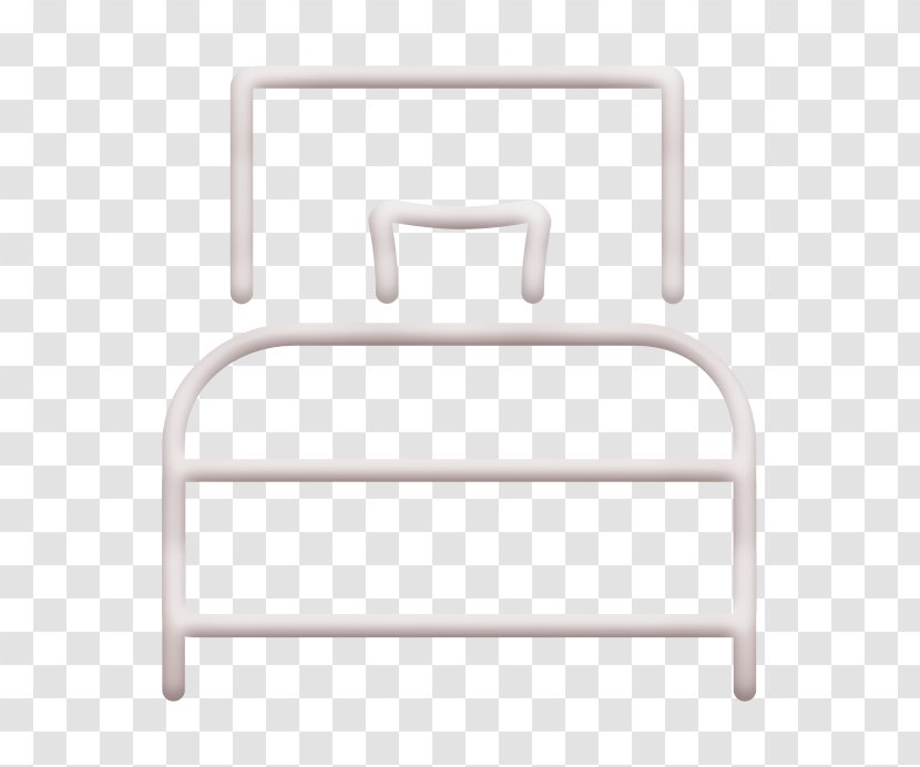 Bed Icon Hotel Single - Furniture - Table Outdoor Transparent PNG