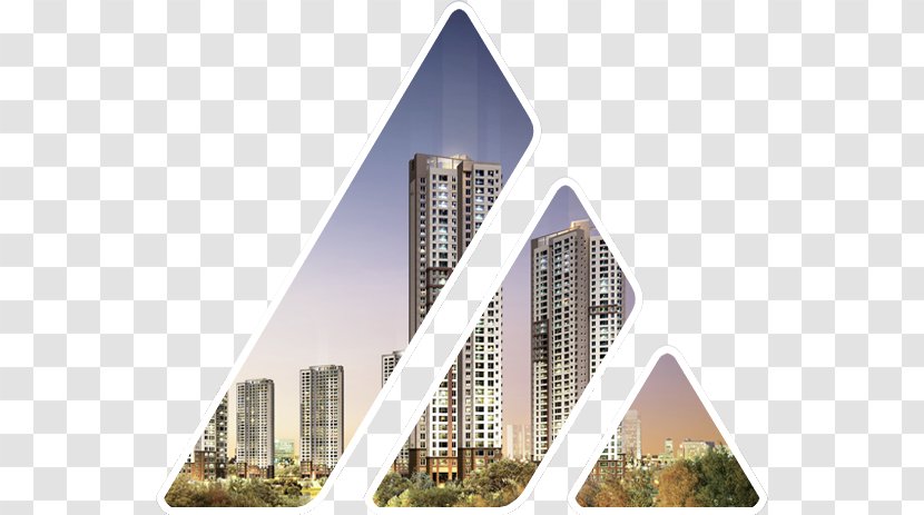 Boseong Skyscraper Facade Triangle - Condominium - 보도블럭 Transparent PNG