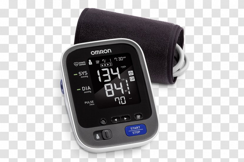 Blood Pressure Monitors Omron 10 Series Wireless Upper Arm Monitor With Cuff T BP786 Hypertension - Wrist Transparent PNG
