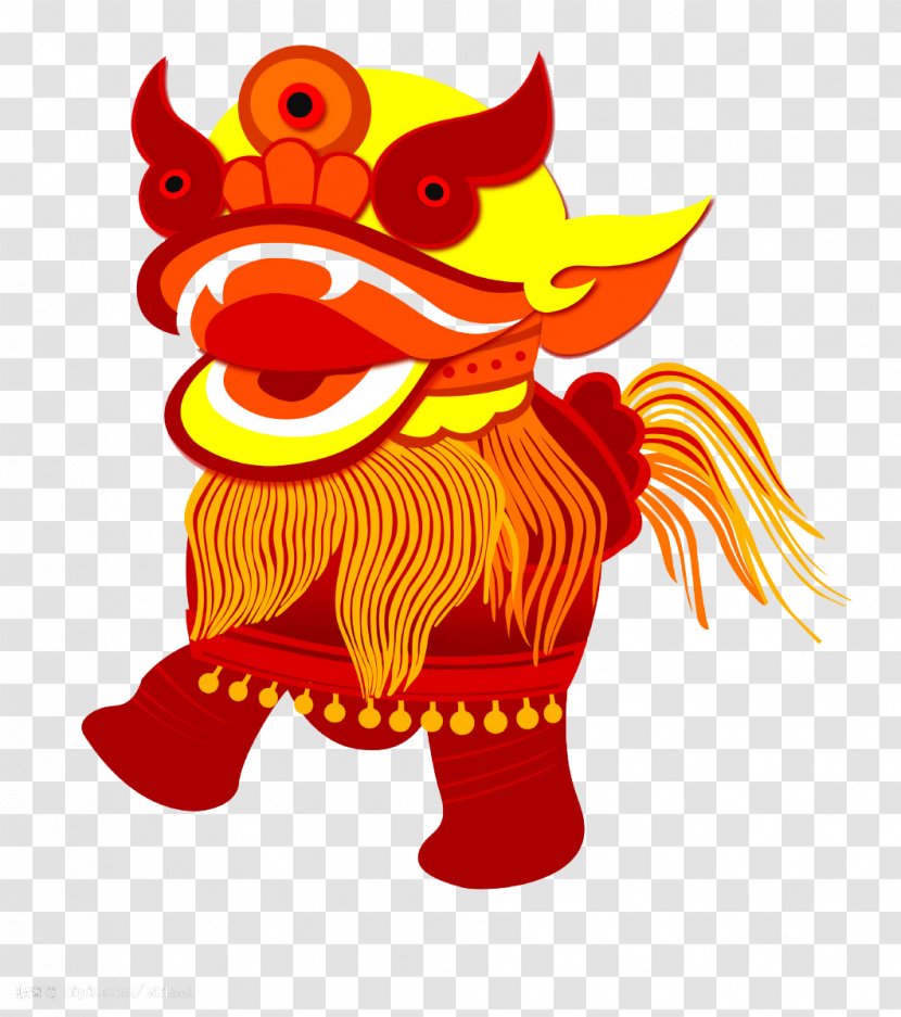 Chinese New Year U624bu6284u5831 Traditional Holidays Antithetical Couplet Fai Chun - Flat Lion Transparent PNG