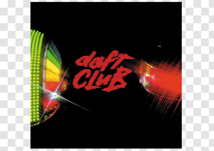Daft Punk Club Album Discovery Phonograph Record - Cartoon Transparent PNG