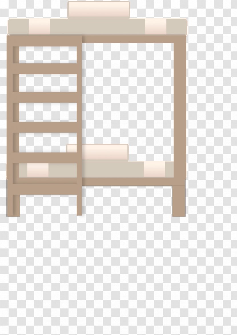Shelf Bunk Bed Furniture Pillow Transparent PNG