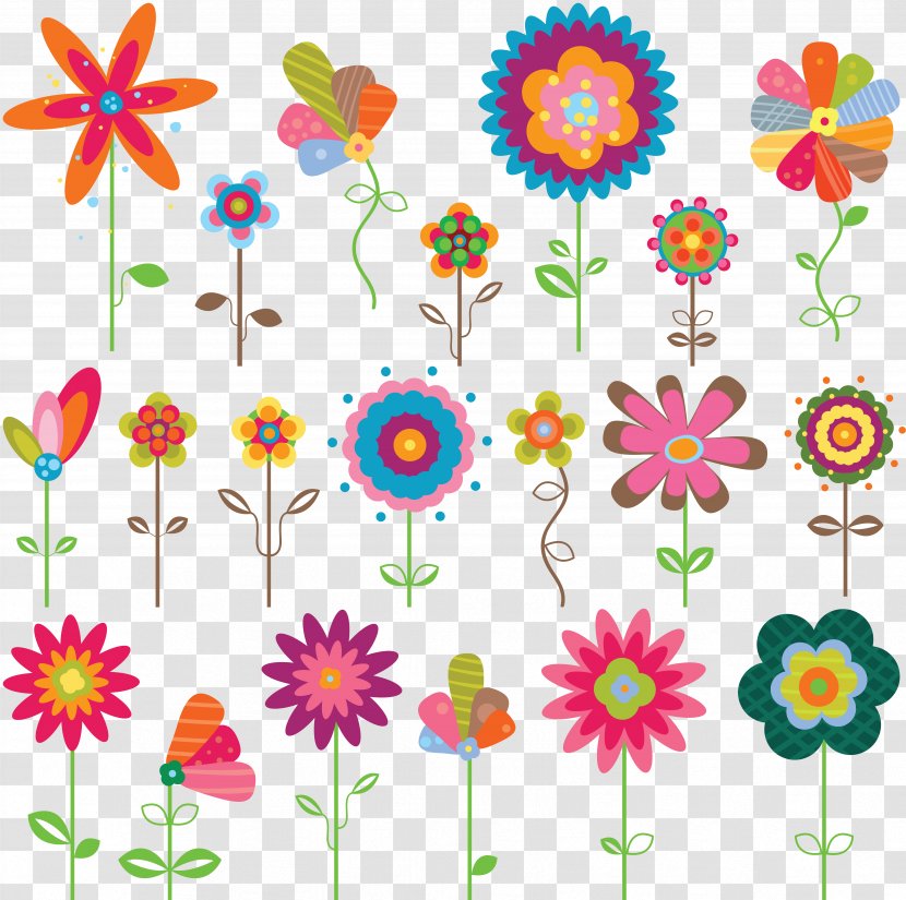 Cartoon Drawing Clip Art - Photography - Pattern Flower Transparent PNG