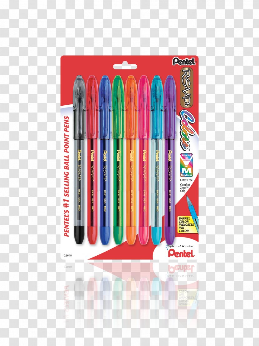 Paper Pentel Ballpoint Pen Pencil - Stationery - Ink Sky Transparent PNG