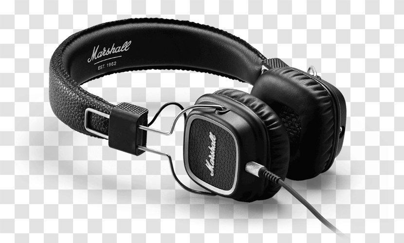 Headphones Marshall Major II Amplification Microphone Sound - Headset Transparent PNG