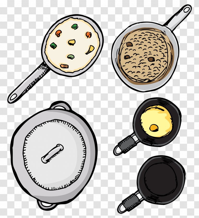Frying Pan Clip Art - Stock Footage - Hand Painted Rice Cooker Transparent PNG