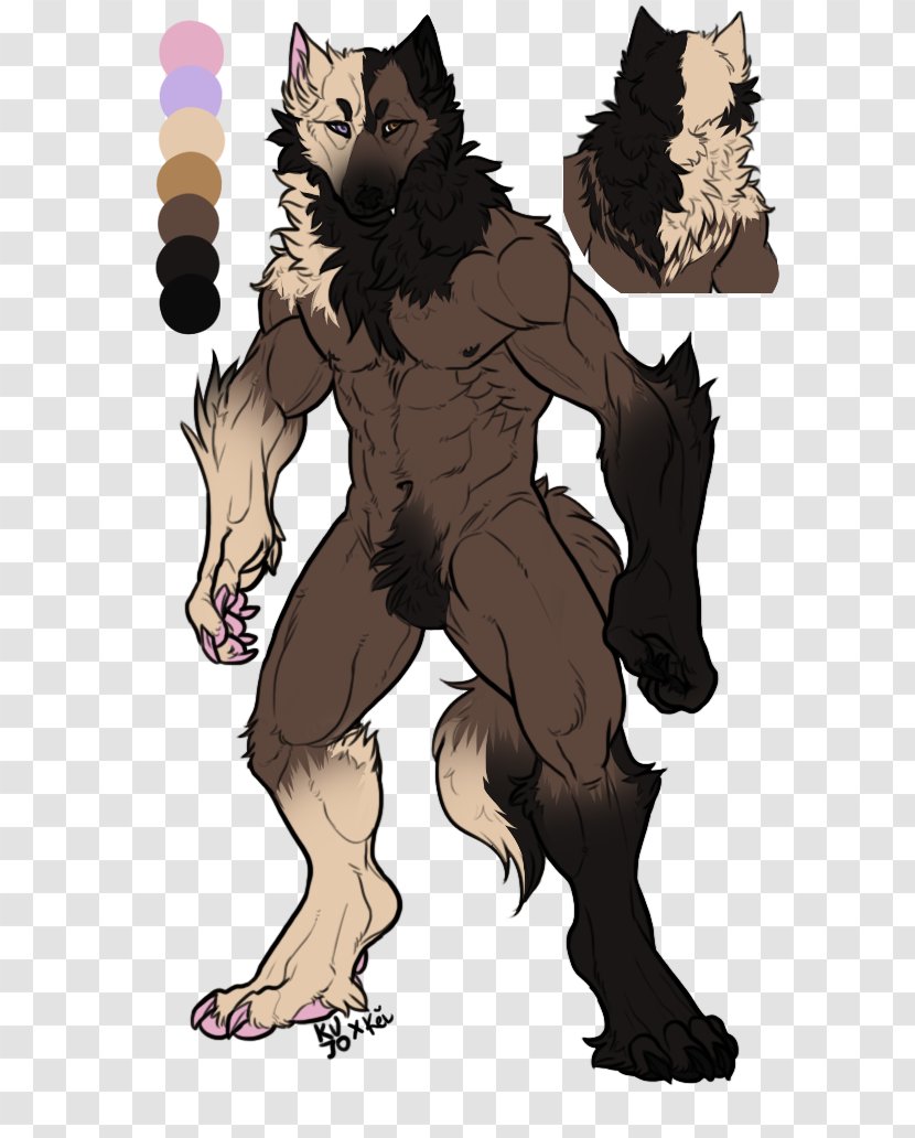 Canidae Werewolf Dog Cartoon - Human Transparent PNG