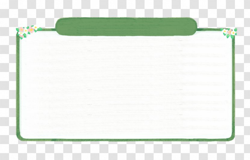 Picture Frame - Material - Hand Painted Green Display Box Bottom Transparent PNG