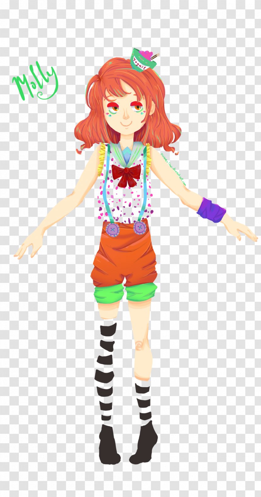 Doll Character Figurine Clip Art - Watercolor Transparent PNG