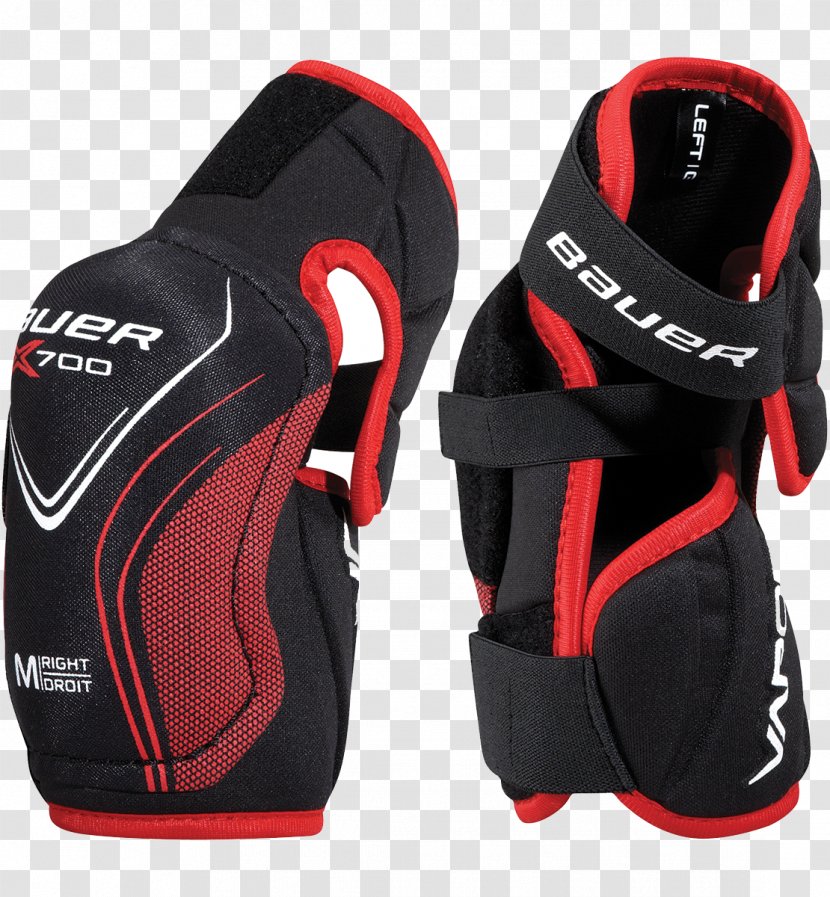 Bauer Hockey Elbow Pad Ice Equipment Transparent PNG