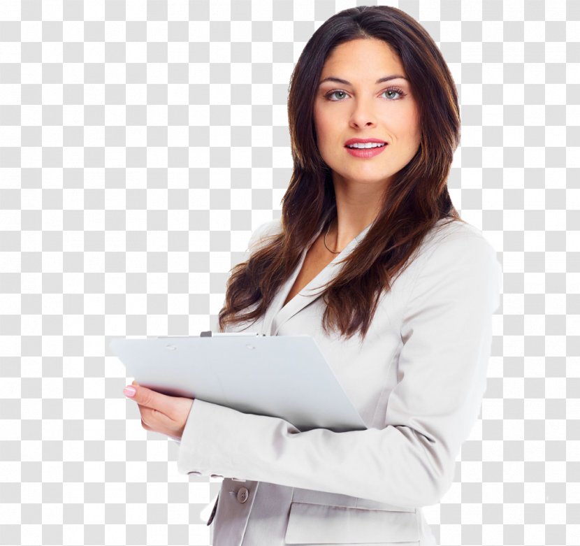 Businessperson Female Entrepreneurs Leadership Business Plan - White Collar Worker - Thinking Woman Transparent PNG