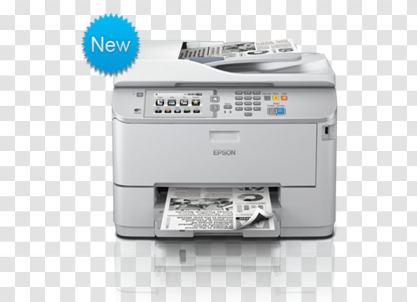 Epson WorkForce Pro WF-5620 Multi-function Printer Inkjet Printing Image Scanner - Automatic Document Feeder Transparent PNG