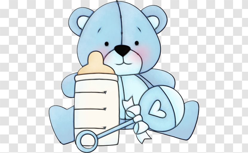 Teddy Bear - Watercolor - Animal Figure Snout Transparent PNG