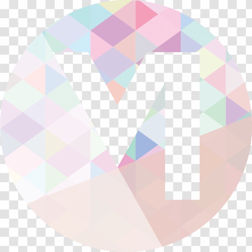 Pink M Pattern - Triangle - Design Transparent PNG