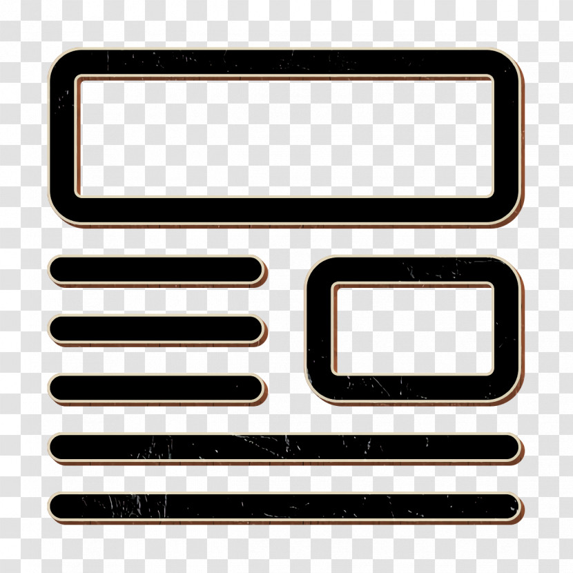 Ui Icon Wireframe Icon Transparent PNG