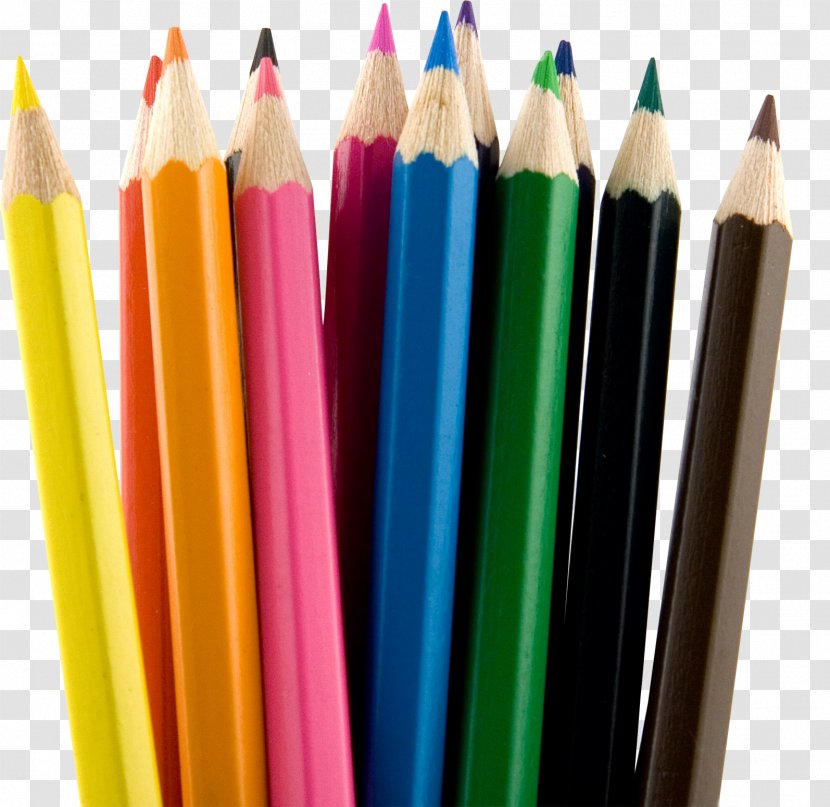 Colored Pencil Stationery - Crayon - Eraser Transparent PNG