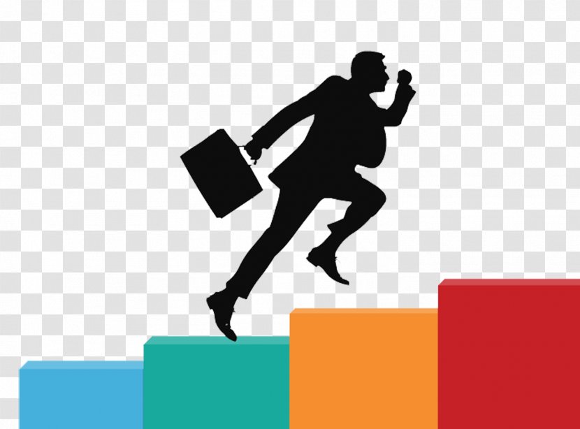 Businessperson Silhouette Running Stock Photography - Business People Transparent PNG