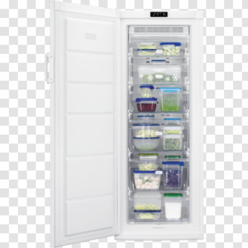 Freezers Refrigerator Auto-defrost Zanussi ZFU20223WA - Home Appliance Transparent PNG