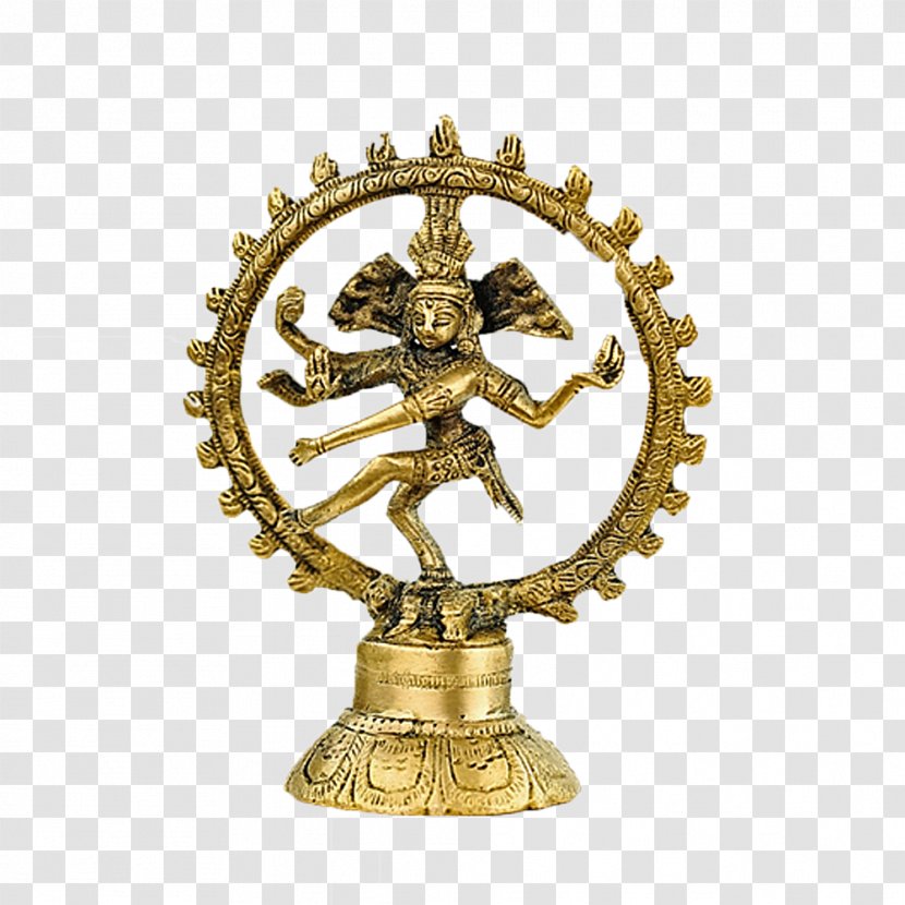 Shiva Nataraja Dance Hinduism Statue - Gold - SHIVA Transparent PNG