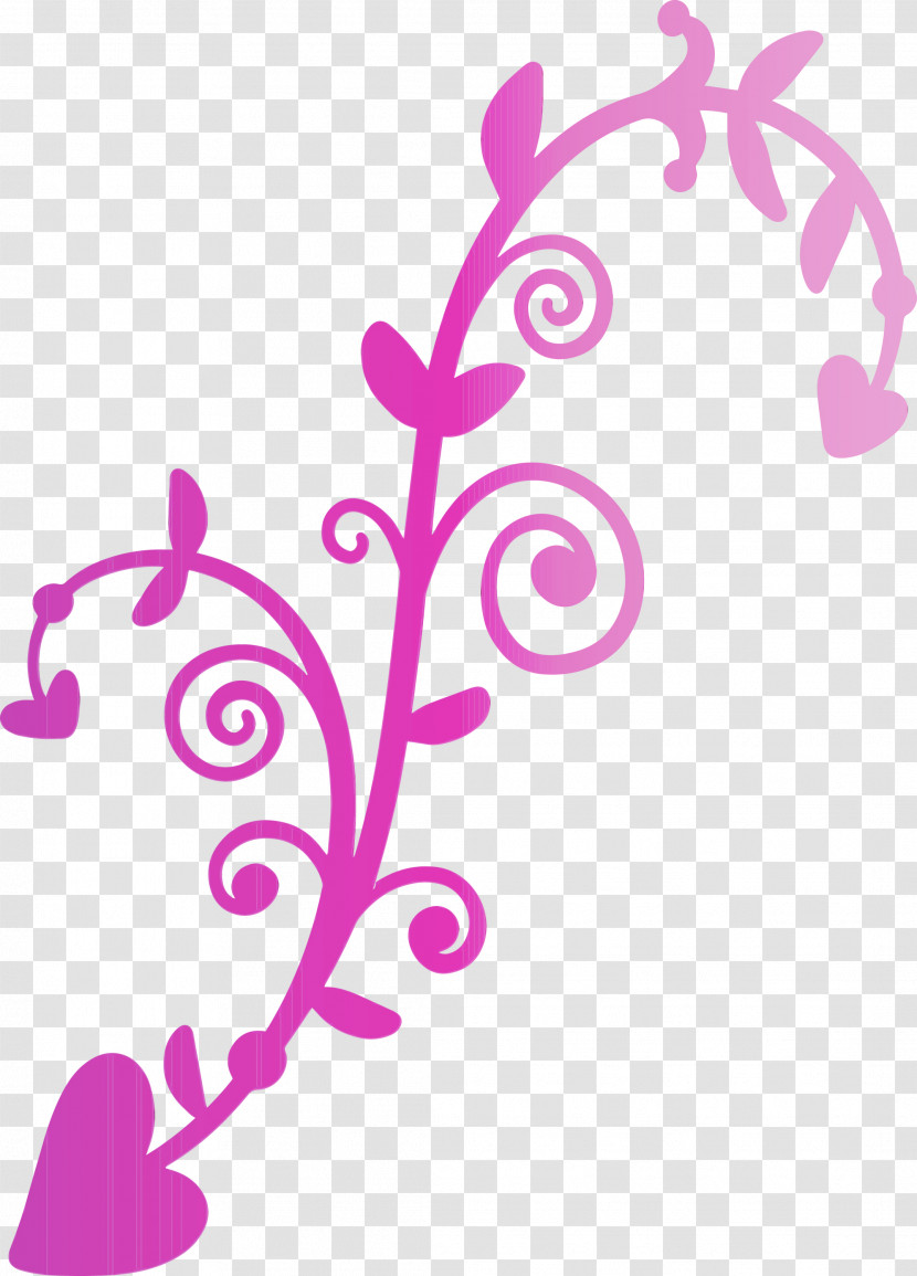 Violet Pink Magenta Plant Ornament Transparent PNG