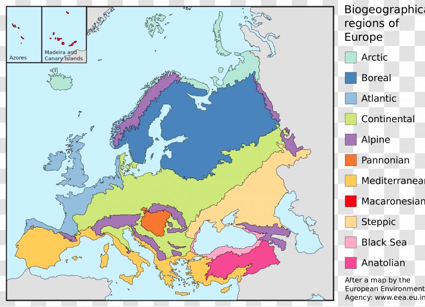 European Union Climate Biogeography World - Oceanic - Map Transparent PNG