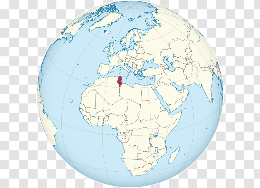 Tunisia Globe World Egypt Map - Geography - Taiwan Flag Transparent PNG