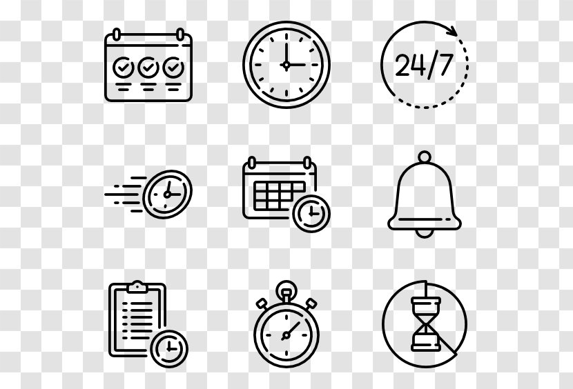 Icon Design Clip Art - Time Management Transparent PNG