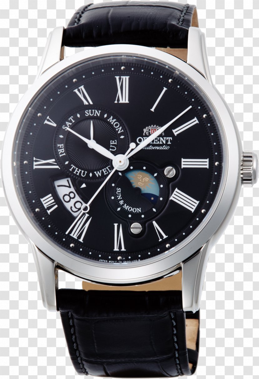 Orient Watch Automatic Mechanical Complication - Blue Transparent PNG