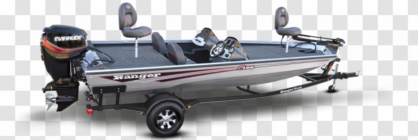 Bass Boat Motor Boats Car Trailers - Ranger On Water Transparent PNG