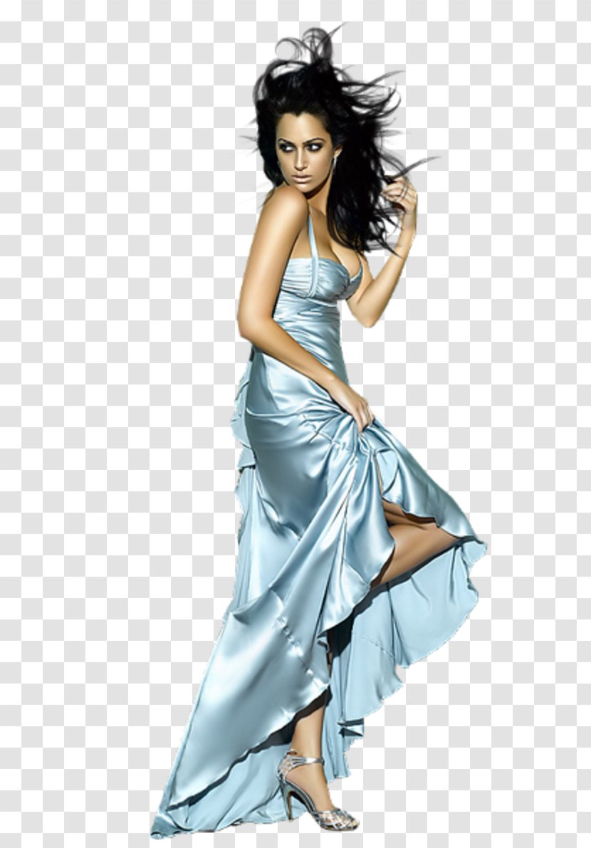 Evening Gown Woman Dress - Tree Transparent PNG