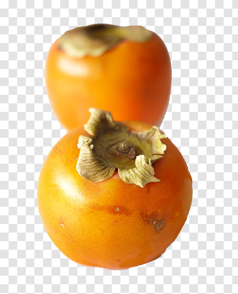 Japanese Persimmon Fruit Food Sweetness - Calorie - Two Transparent PNG