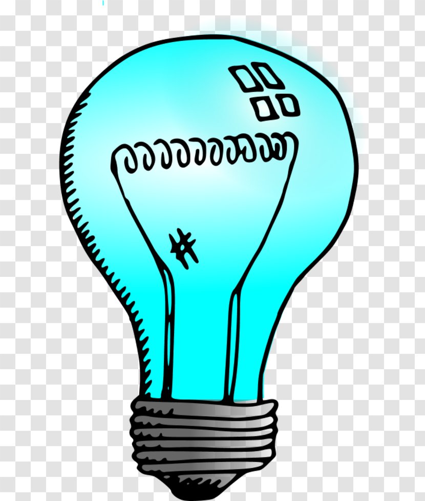 Incandescent Light Bulb Lamp Clip Art - Picture Cartoon Transparent PNG