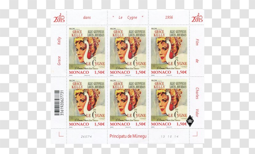 Monaco Film Philately Cерія поштових марок Organism - Text - Grace Kelly Transparent PNG