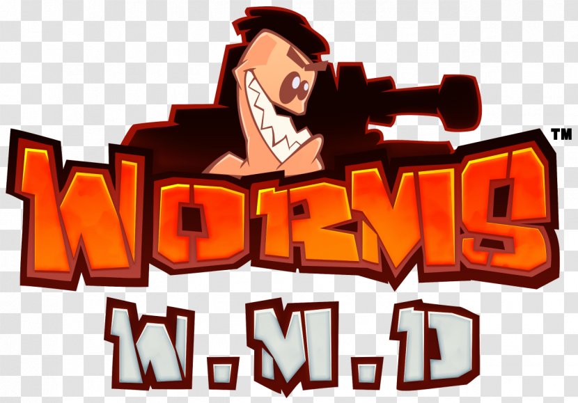 Worms WMD Armageddon PlayStation 4 3D The Escapists - Text - Worm Transparent PNG