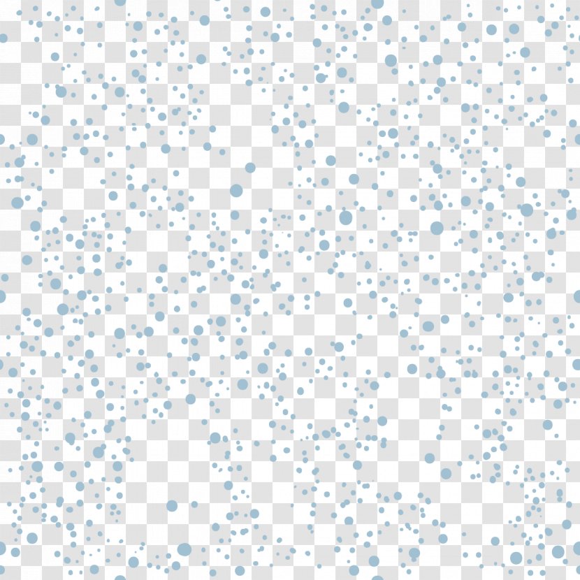 Winter Snow - Texture - Blue Snowflake Spot Material Transparent PNG