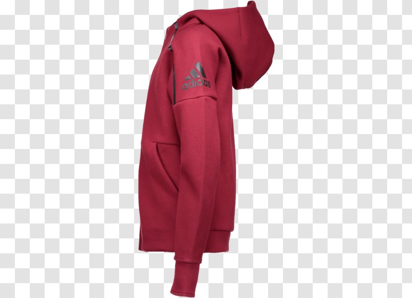 Hoodie Polar Fleece Bluza Jacket - Red - Hooddy Sports Transparent PNG