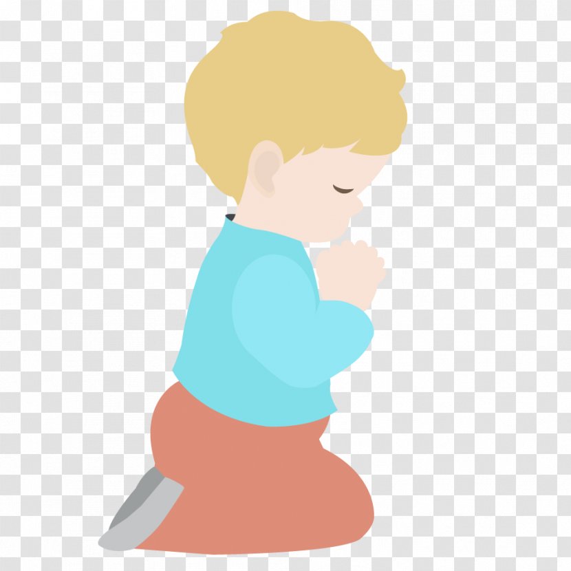 Praying Hands Child Prayer Clip Art - Silhouette - Clipart Transparent PNG