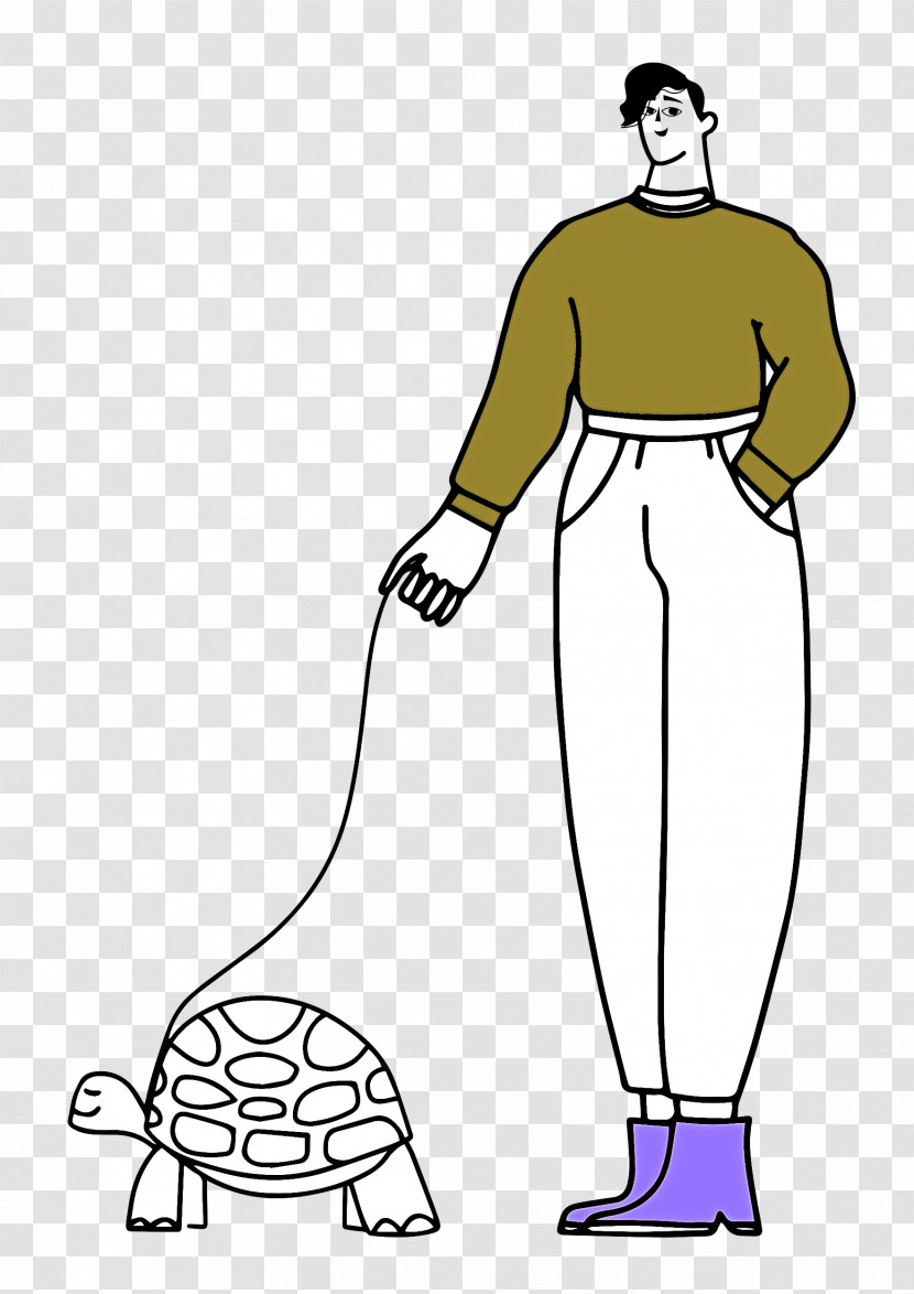 Walking The Turtle Transparent PNG
