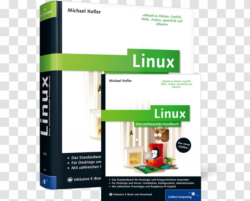 Linux: Das Umfassende Handbuch Fedora Installation SUSE Linux Distributions Transparent PNG