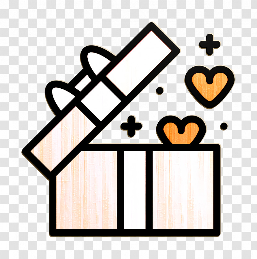Gift Icon Romance Icon Transparent PNG