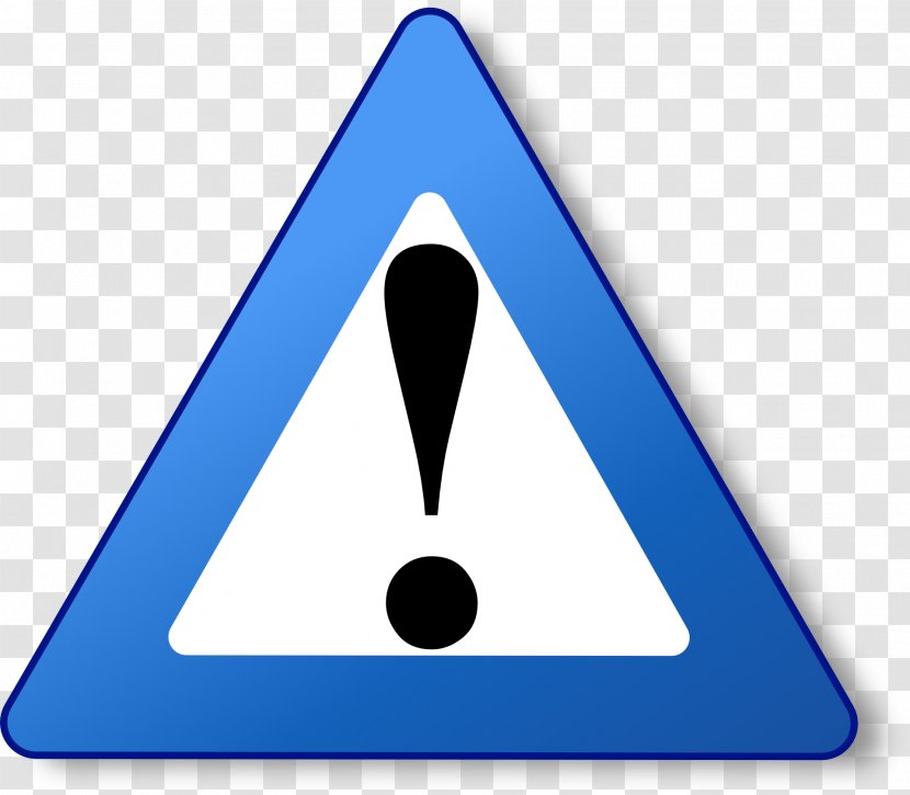 Triangle Clip Art - Warning Sign Transparent PNG