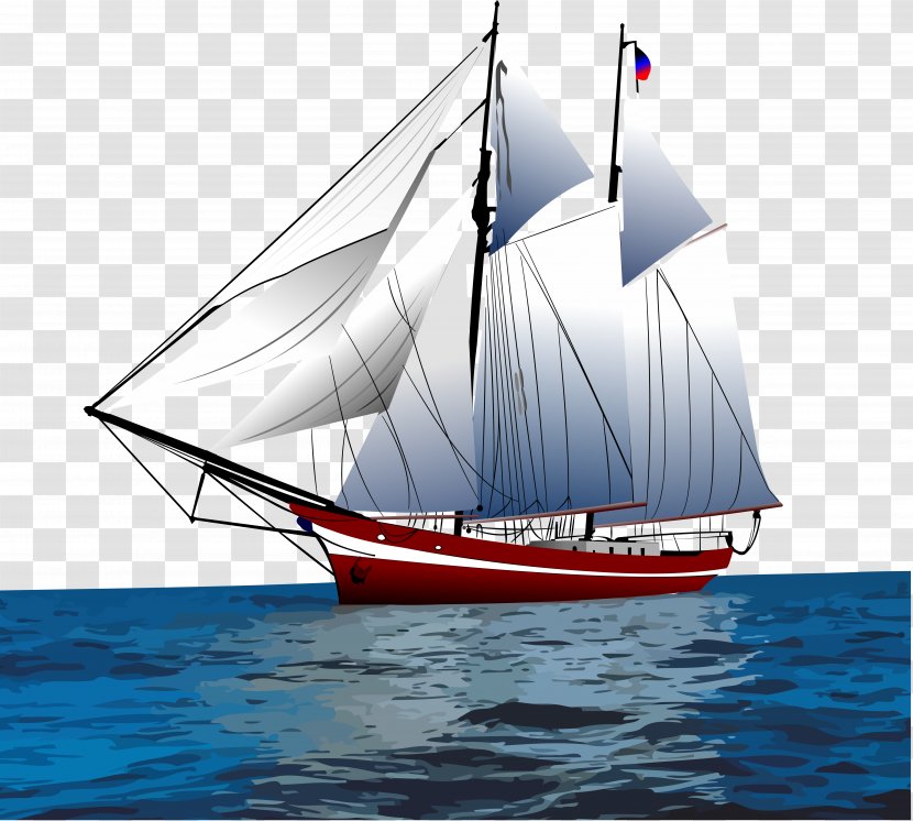 Sailing Ship - Sloop - The Transparent PNG