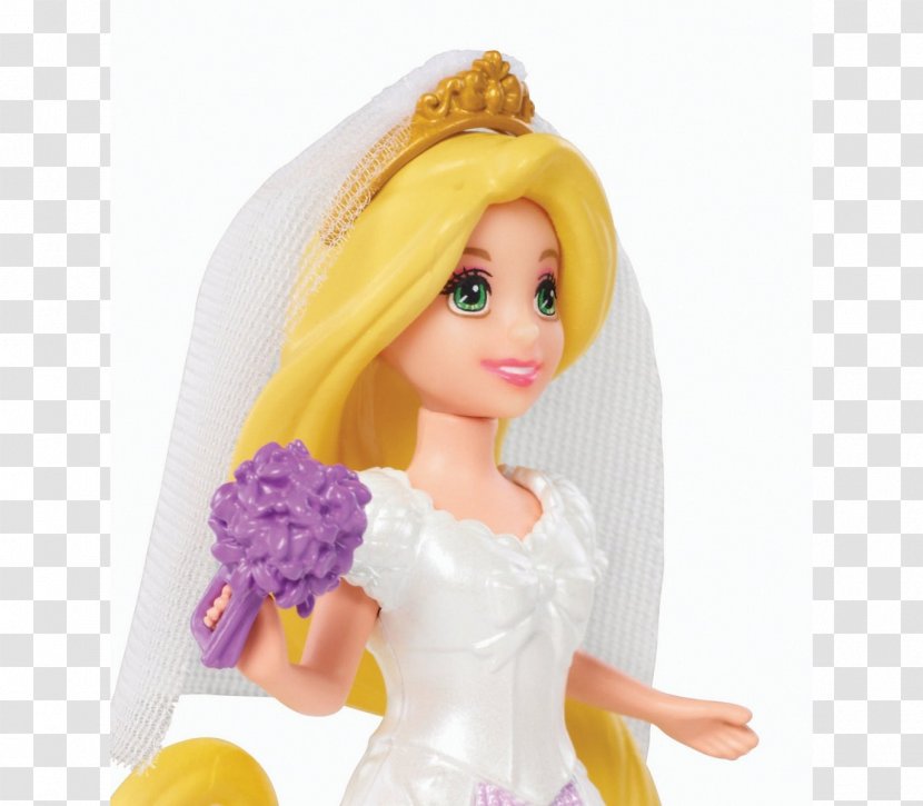 Rapunzel Barbie Doll Disney Princess Little Kingdom Magiclip Collection - Tangled Transparent PNG