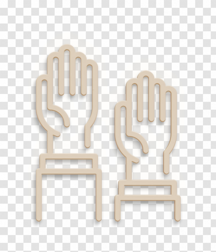 High School Set Icon Man Icon Hands Icon Transparent PNG
