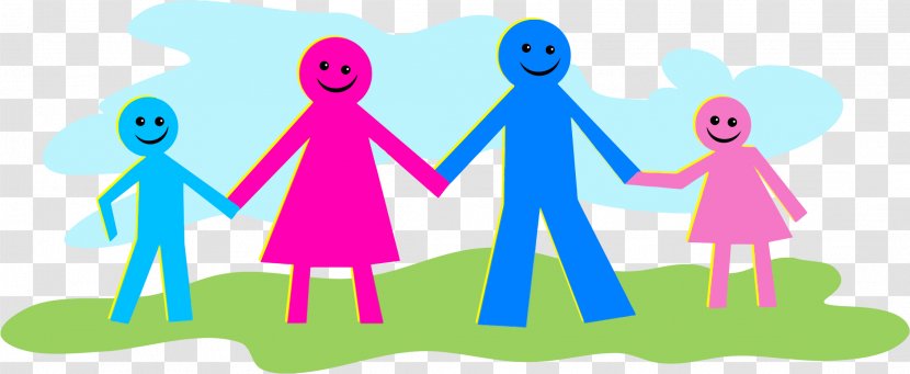 Family Stick Figure Clip Art - Cartoon Transparent PNG