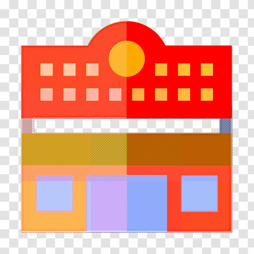 Cinema Icon Urban Building Icon Transparent PNG