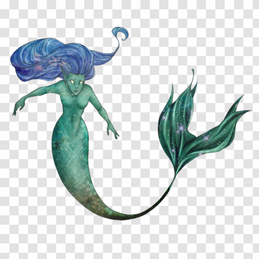 Mermaid Fish Marine Mammal Tail Transparent PNG